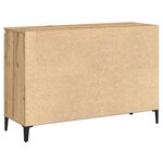 vidaXL Buffet chêne artisanal 102x35x70 cm bois d'ingénierie