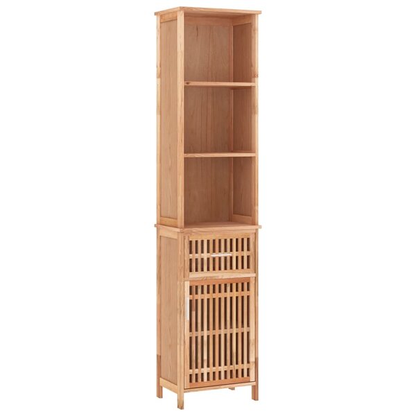 vidaXL Armoire de salle de bain 42x29x182 cm Bois massif de noyer