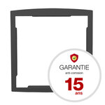 Cadre d'encastrement gris anthracite aspect sablé