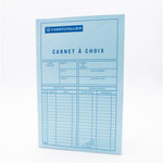 Carnet à choix timbres-poste pour négociants  clubs philatéliques.