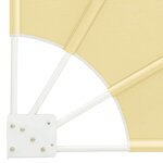 vidaXL Écran de confidentialité pour balcon Couleur sable 160 x 160 cm