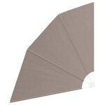 vidaXL Écran de confidentialité pour balcon Taupe 140 x 140 cm tissu