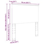 vidaXL Tête de lit Chêne Sonoma 75 cm Bois d'ingénierie