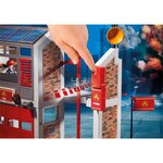 Playmobil 9462 - city action - caserne de pompiers avec hélicoptere