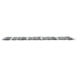 vidaXL Chaises longues lot de 2 avec table et coussins Acacia solide