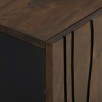 vidaXL Ensemble de mobilier de salle de bain 2 Pièces Noisette Marron