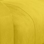 vidaXL Fauteuil inclinable jaune velours