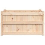vidaXL Jardinière d'extérieur 90x50x50 cm bois de pin massif