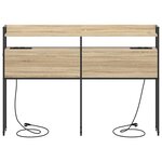 vidaXL Tête de lit avec étagère Chêne sonoma 150 cm Bois d'ingénierie