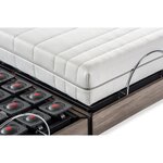 Ensemble matelas + sommier relaxation électrique - 2 x 90 x 200 cm - Matelas ressorts ensachés