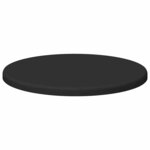 vidaXL Plateau de table Noir 30 x 30 x 1.5 cm Bois d'ingénierie