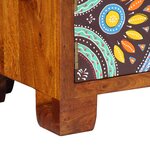 Banc à chaussures vidaXL 90x35x40 cm en bois massif d'acacia