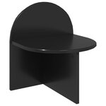 vidaXL Table de chevet 2 Pièces Chêne noir 40 x 35 5 x 45 5 cm