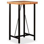vidaXL Ensemble de bar 3 Pièces Bois d'acacia massif et de récupération