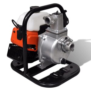 vidaXL Pompe à eau à 2 temps à essence 1 2 kW 0 95 L