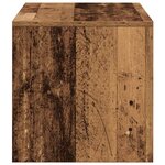 vidaXL Meuble TV vieux bois 100x40x40 cm bois d'ingénierie