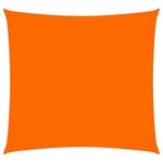 vidaXL Voile de parasol tissu oxford carré 7x7 m orange