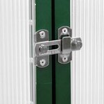 vidaXL Serre avec cadre de base vert 224x169x195 cm aluminium