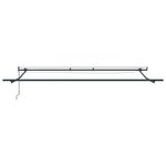 vidaXL Auvent rétractable automatique avec LED Orange et Marron 400x350 cm