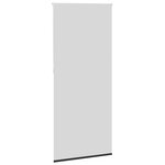 vidaXL Store enrouleur occultant 104 4 x 230 cm  largeur du tissu 100 cm  noir