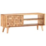 vidaXL Meuble TV 100x30x40 cm Bois d'acacia massif