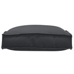 vidaXL Coussins de Palette pour Siège 4 Pièces Noir 40x40x8 cm Tissu Oxford