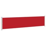 vidaXL Auvent latéral rétractable de patio 140x600 cm Rouge