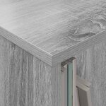 vidaXL Étagère à magazines 2 Pièces Gris Sonoma 35 x 30 x 45 cm