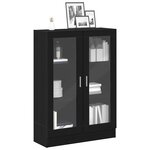 vidaXL Bibliothèque chêne noir 82 5x30 5x115 cm bois d'ingénierie