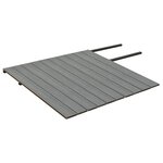 vidaXL Panneaux de terrasse et accessoires WPC Marron/gris 20 m² 2 2 m