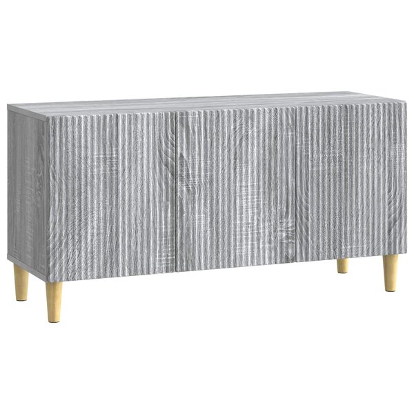 vidaXL Meuble TV 99 x 34 5 x 50 cm Sonoma gris Bois d'ingénierie