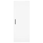 vidaXL Buffet haut Blanc 34 5x34x180 cm Bois d'ingénierie