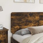 vidaXL Tête de lit Chêne fumé 200 cm Bois d'ingénierie