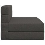 vidaXL Canapé-lit pliable Gris foncé 100 x 80 x 60 cm Tissu