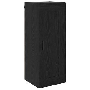 vidaXL Meuble mural Chêne noir 34 5 x 34 x 90 cm Bois d'ingénierie