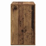 vidaXL Cabinet de chevet Bois ancien 35 x 50 x 60 cm Bois d'ingénierie