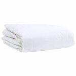 vidaXL Couette Autre avec oreiller 2 Pièces Blanc 135 x 200 cm Bas
