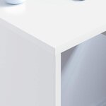 vidaXL Bureau mural Blanc 60 x 45 x 30 cm Bois d'ingénierie