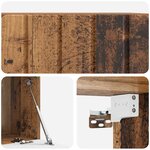 vidaXL Meuble TV mural Bois ancien 59 5 x 41 x 30 cm Bois d'ingénierie