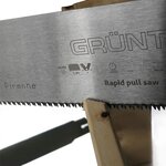 GRÜNTEK Scie de jardin PIRANHA avec 2 lames 520 mm