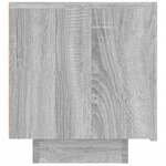 vidaXL Meuble TV Sonoma gris 100x35x40 cm Bois d'ingénierie