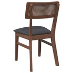 vidaXL Chaises à manger coussins 2 Pièces marron bois massif caoutchouc