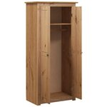 vidaXL Garde-robe 80x50x171 5 cm Pin massif Assortiment Panama