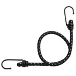 vidaXL Cordes élastiques avec bandes réfléchissantes et crochets 25Pièces