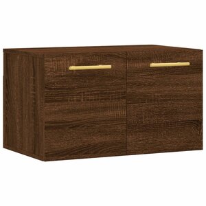 vidaXL Armoire murale Chêne marron 60x36 5x35 cm Bois d'ingénierie