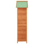 vidaXL Armoire de rangement de jardin Marron 42 5x64x190 cm