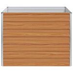vidaXL Jardinière surélevée Marron Clair 100 x 100 x 77 cm