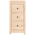 vidaXL Buffets 2 Pièces 40x35x80 cm bois massif de pin