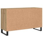 vidaXL Buffet chêne artisanal 100x36x60 cm bois d'ingénierie
