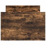 vidaXL Cadre de lit sans matelas chêne fumé 90x190 cm
